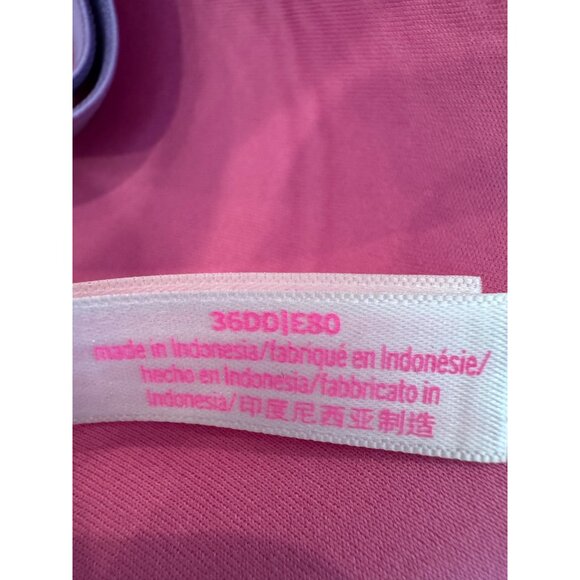 Victorias Secret Pink Purple Tie-Dye Lightly Padded Bra 36DD Adjustable Straps - Picture 5 of 5